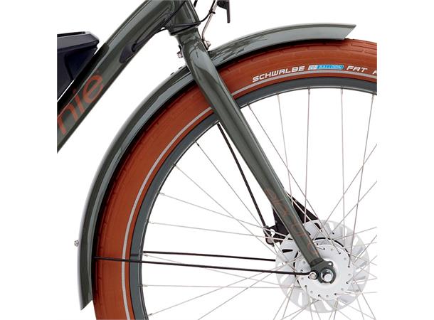 Electra Townie Go! 8i Elsykkel 2019 mod, Bosch, 8 gir, Army Grey 